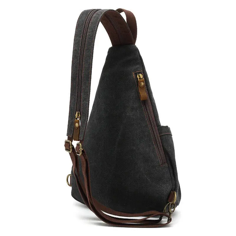 Iskybob Herren Vintage Canvas Schulter tasche Umhängetasche Schulter lässig Tages rucksack Rucksack Multifunktion rucksack neu