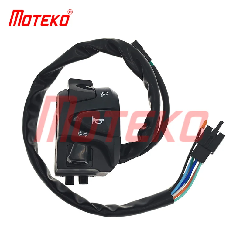 

BX17110109 MOTORCYCLE LEFT HANDLE SWITCH TURN SIGINAL INDICATOR SWTICH FAR NEAR LIGHT SWITCH HORN BOTTON FOR HONDA TITAN150 NEW