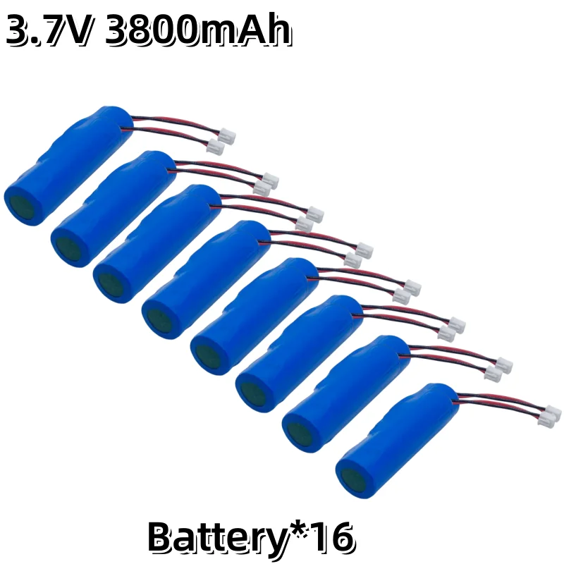 3.7V  3800mAh lithium ion rechargeable battery lpega 18650 with replacement socket emergency lighting xh2.54 line