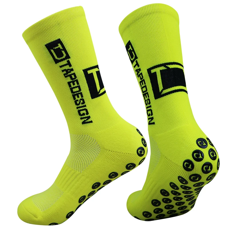 Calcetines deportivos antideslizantes para hombre y mujer, medias finas para fútbol, ciclismo, baloncesto y correr, novedad