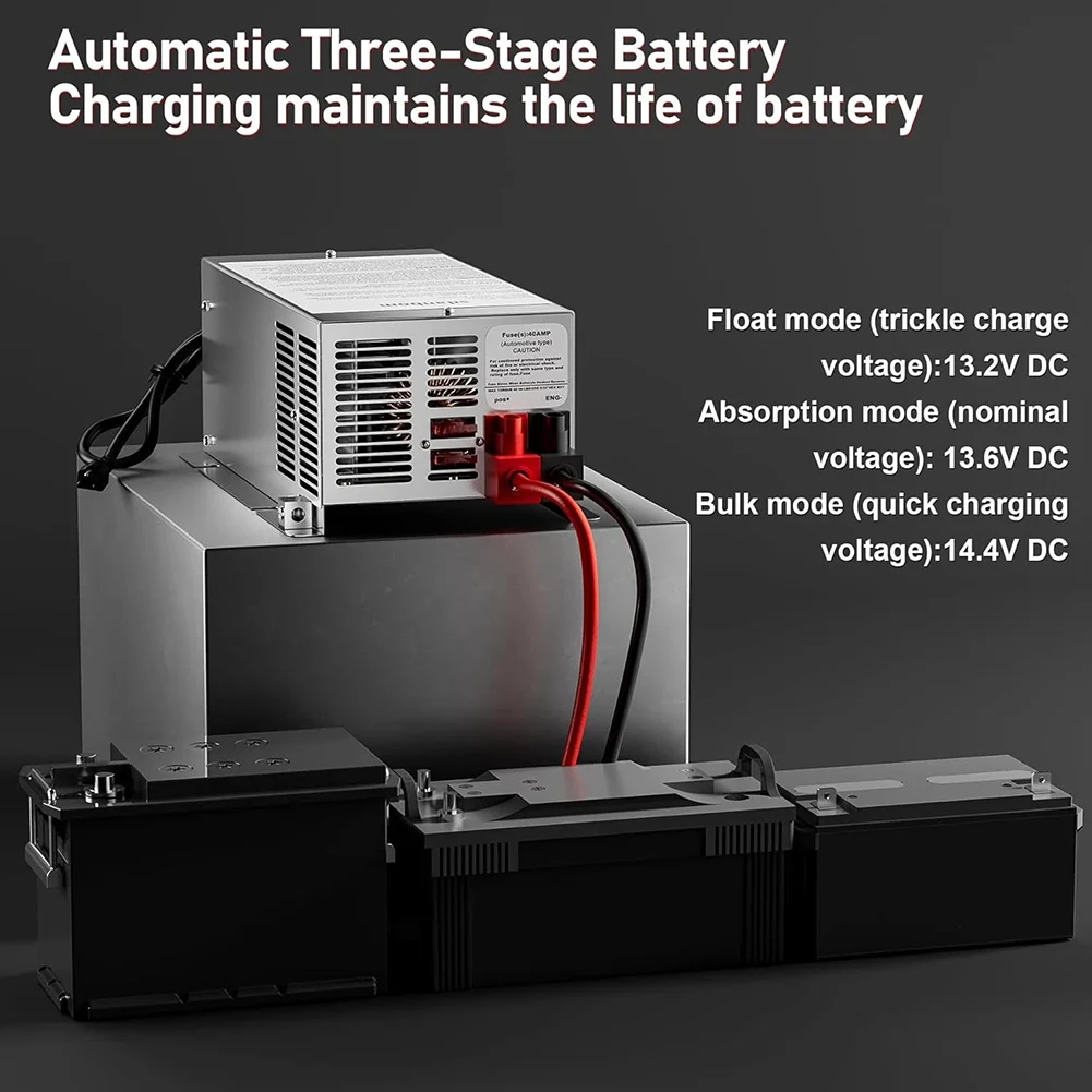 Deck Converter 55 Amp Deck Power Converter 12V For Charger RV Trailer Camper For WF-9800 WF-9855-MBA,WF-9855AN Power Converters