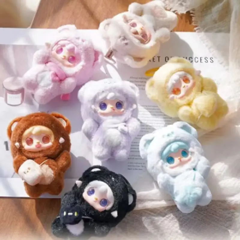 New Yooki V4 Take a Bite of The Little Bear Series Blind Box Mystery Box Toys Cute Action Anime Figure Model Toys Best Kids Gift