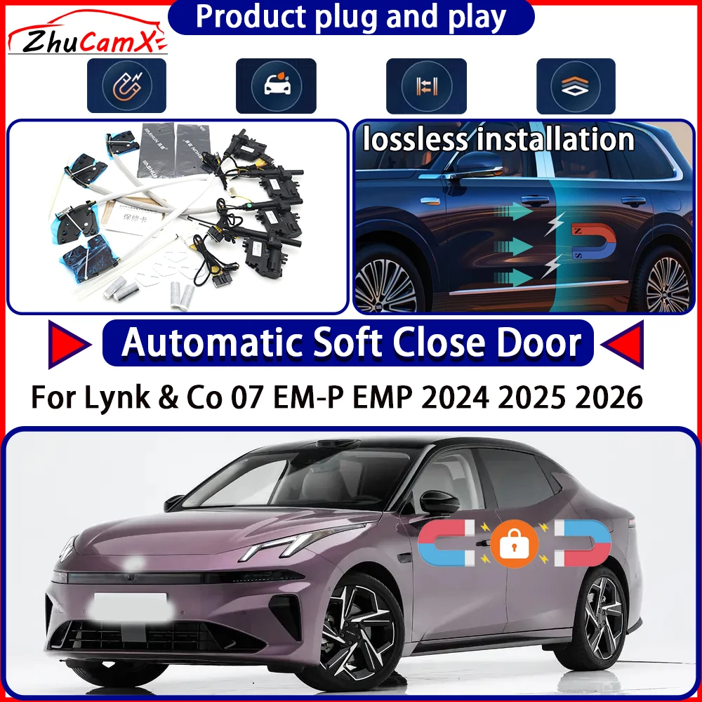 

OEM Door Lock Actuator for Lynk & Co 07 EM-P EMP 2024 2025 2026 Soft Close Door Kit Power Latch System Auto Pull Door Easy
