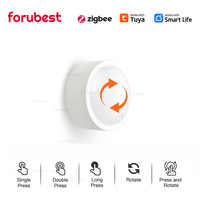 ZigBee 3.0 Smart Knob Switch Wireless Scene Switch Button Remote Control Battery Powered Automation Scenario Works With Tuya/Z2M