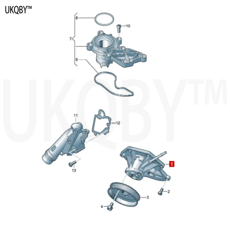 مضخة مياه فراغ فتيلة ذاتية 06E121018L 06E121018C 06E121018H 06E121018P 5380898100 #2