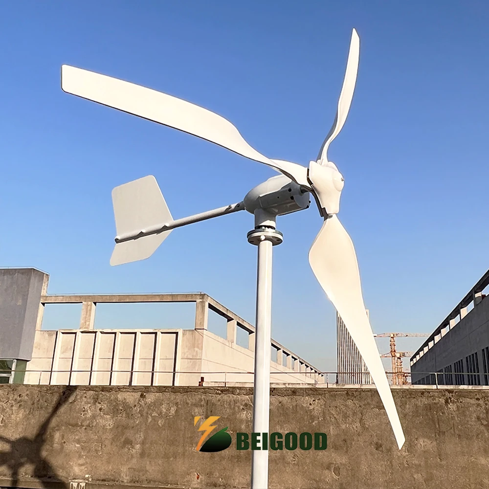 10KW 12V 24V 48V 96V Home Wind Power Turbine Generator For Farm 10000W Horizontal Windmill Electric Alternator