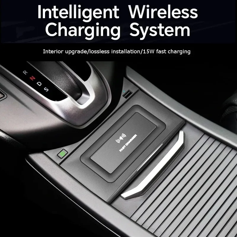 for Honda Breeze 2020-2022 Car Wireless Charger 15w Fast Cell Phone Wireless Charging Holder Adapter Car Interior Accessories