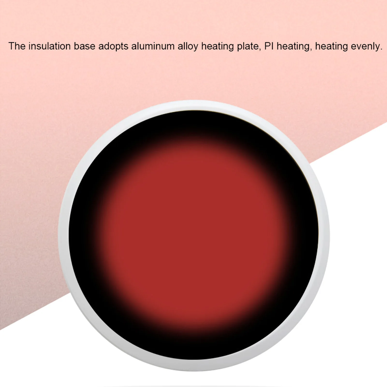 커피 차 우유를 위한 전기 컵 따뜻한 패드 데스크탑 컵 패드 쿠션 히터