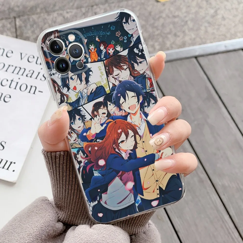 Miyamura Izumi Horimiya Phone Case Silicone Soft for iphone 15 14 13 12 11 Pro Mini XS MAX 8 7 6 Plus X XS XR Cover