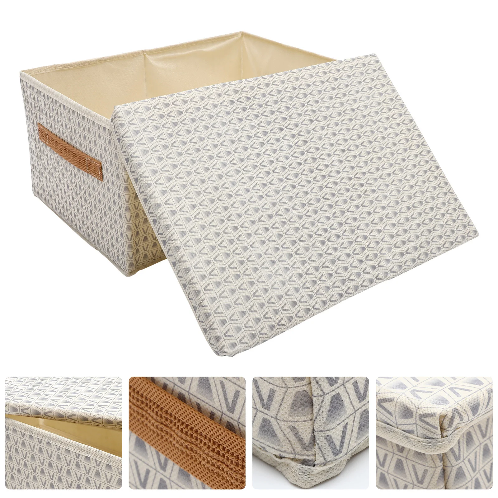 

Large Capacity Foldable Clothes Storage Box Multi-Function Organizer For Bedroom Wardrobe Blankets Towel Container