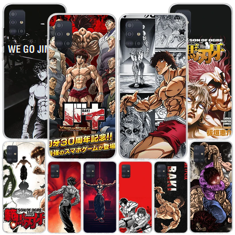Baki the Grappler Original Anime Phone Case For Samsung Galaxy A52 A32 A22 A12 A51 A31 A50S A30S A20S A10S Note 20 Ultra 10 Plus