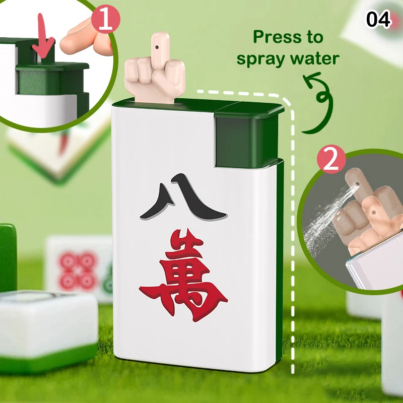 

1pc Water Spray Lighter New Prank Drinking Water Spray Lighter Mini Cartoon Pranker Squirt Water Prop Portable Water Jet Lighter