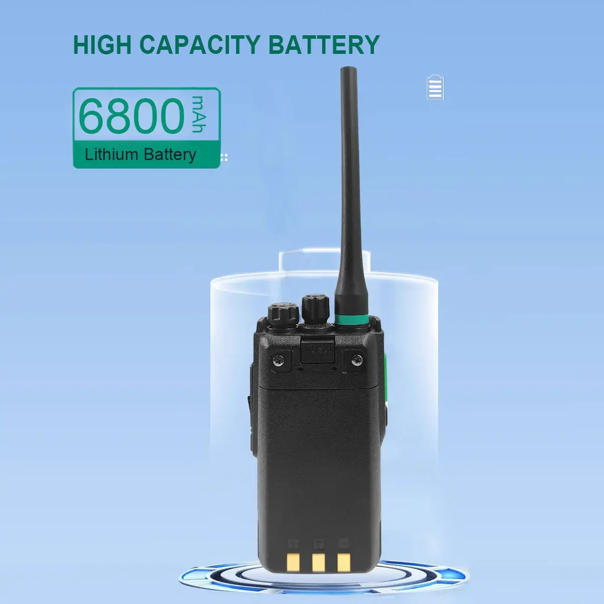 AES256 Encryption DMR Digital Radio 5W UHF 400-470MHz ANYSECU DM-A6 Analog and digital Dual AMBE+2TM Mode Portable Walkie Talkie