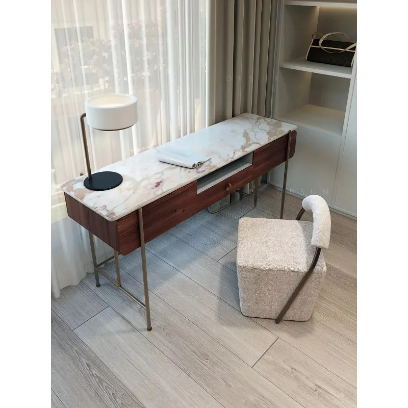 Cz-1  P6/23 Original Modern Simple French Makeup Dressing Stool Book Table Chair Creative Retro Seat Home Accessories