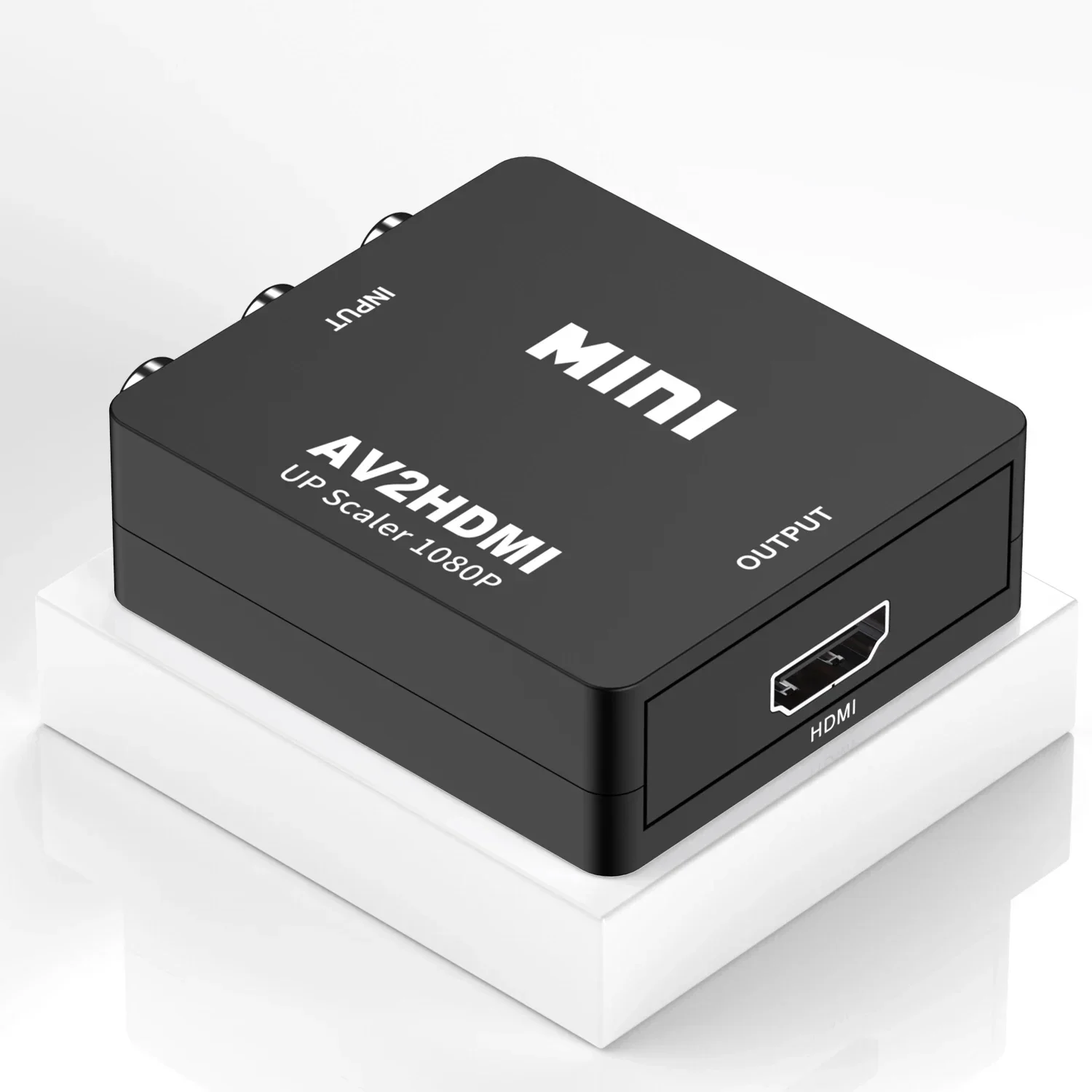 미니 HDMI-VGA 어댑터 VGA 2 HDMI 1080P AV-HD(오디오 출력 변환기 포함) HDMI-AV AV/CVBS,VGA AV,RVA VGA 변환기