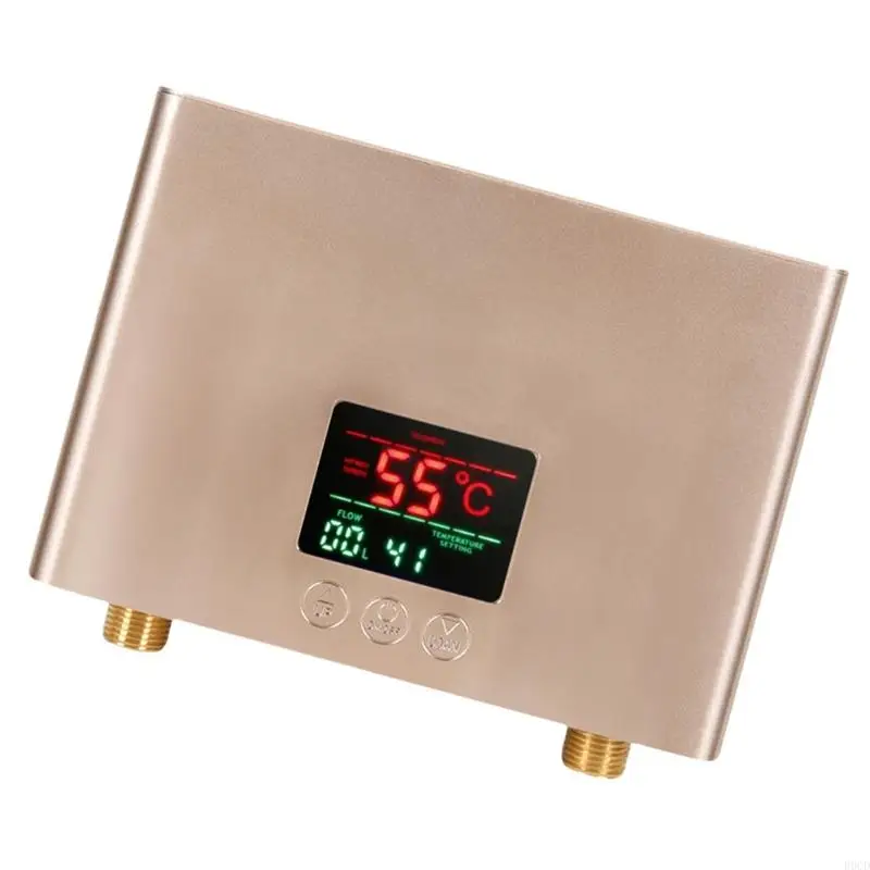 Scaldabagno elettrico a parete r9cd per lo scaldacqua a caldo controllata sotto lavello con display a LED per cucine domestiche