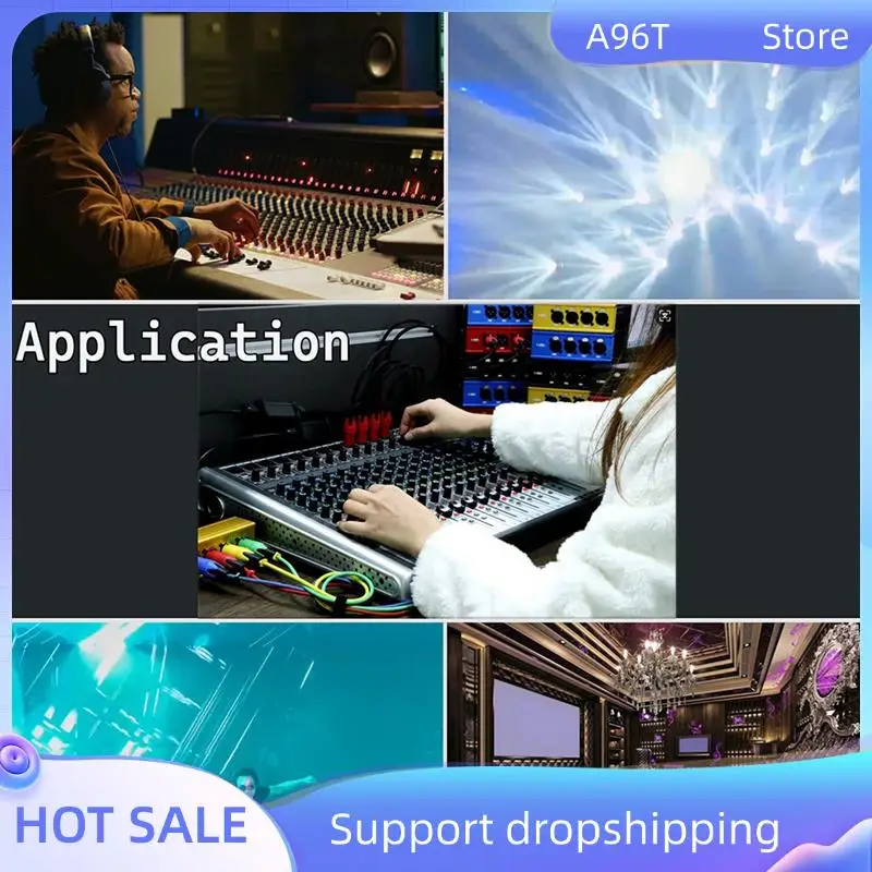

A96T 4 Channel Multi Network 3Pin XLR To Ethercon RJ45 Cat5 Ethernet Extender For Live Stage Audio Recording Studio