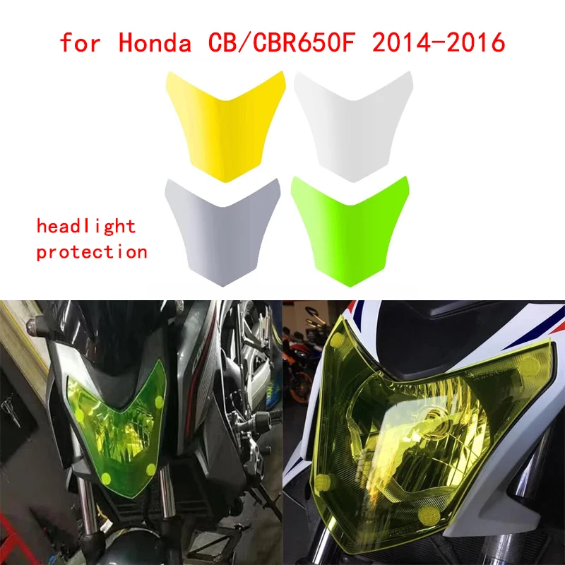 

Motorcycle headlight protection film/lens cover suitable for Honda CB/CBR650F 2014-2016 models.