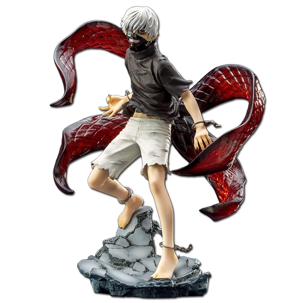 Figura de Anime Tokyo Ghoul Kaneki ken, figuras de acción Awakening Ver, decoraciones de escritorio, modelo de Pvc, muñecas japonesas, pasatiempos, juguetes, regalos