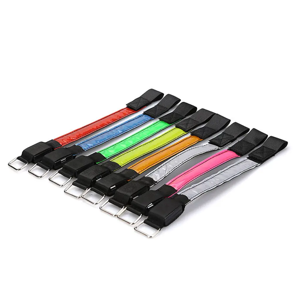 

2Pcs LED Armband Light High Visibility Glow Bands for Running Jogging Cycling Night Outdoor Safety Wristbands Reflective
