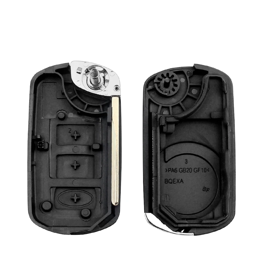 KEYYOU sostituzione Flip Key Car Remote Control Key Shell Case custodia Cover per Land Rover Discovery Range Rover LR3 Sport