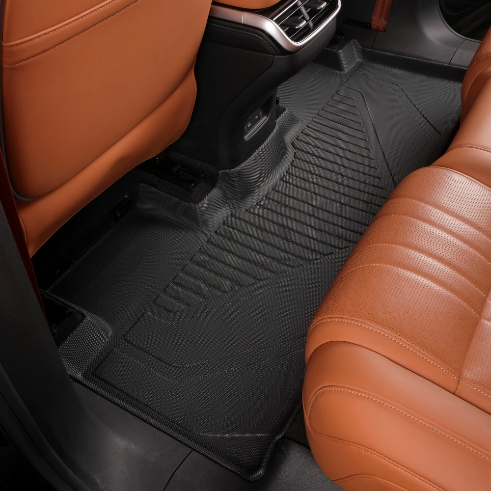 Für Xpeng G6 Auto-Fußmatten Kofferraummatte Laderaumauskleidung Kofferraumauflage TPE 3D-Fußmatte Rückenlehnen-Schutzauflage Wasserdicht Geruchlos – Detail 4