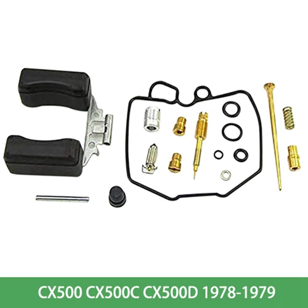 Motorcycle Carburetor Repair Kit Carbohydrate Repair Rebuild Kit for Honda CX500 GL500 1978 1979