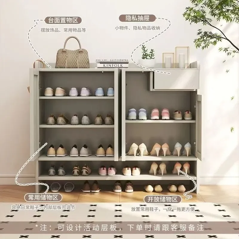 for Aluminum Alloy Shoe Cabinet Household Door Honeycomb Whole Board Storage Balcony Outdoor Waterproof Sunscreen