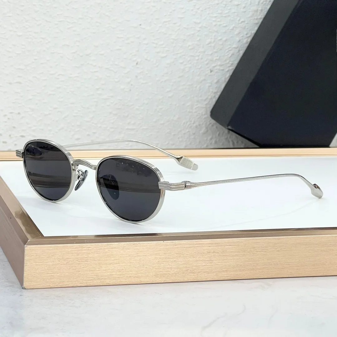 

2026 New CLITORIAL Handmade 57mm Oval Sunglasses Metal Frame UV400 Fashion Classic Unisex Shades With Box
