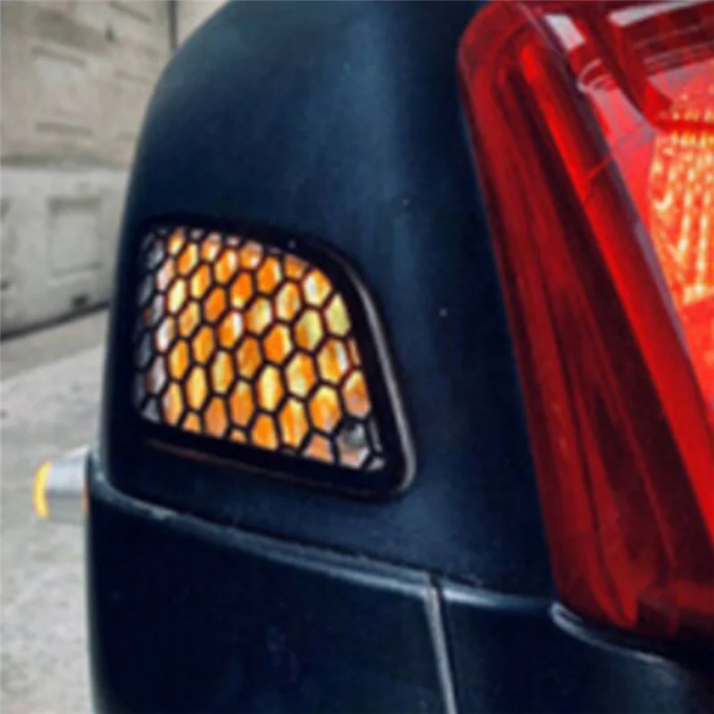 

Efficient Headlight Net Cover Guard For Motorcycle Front Rear Turn Signal Light For VESPA GTS 125 250 300