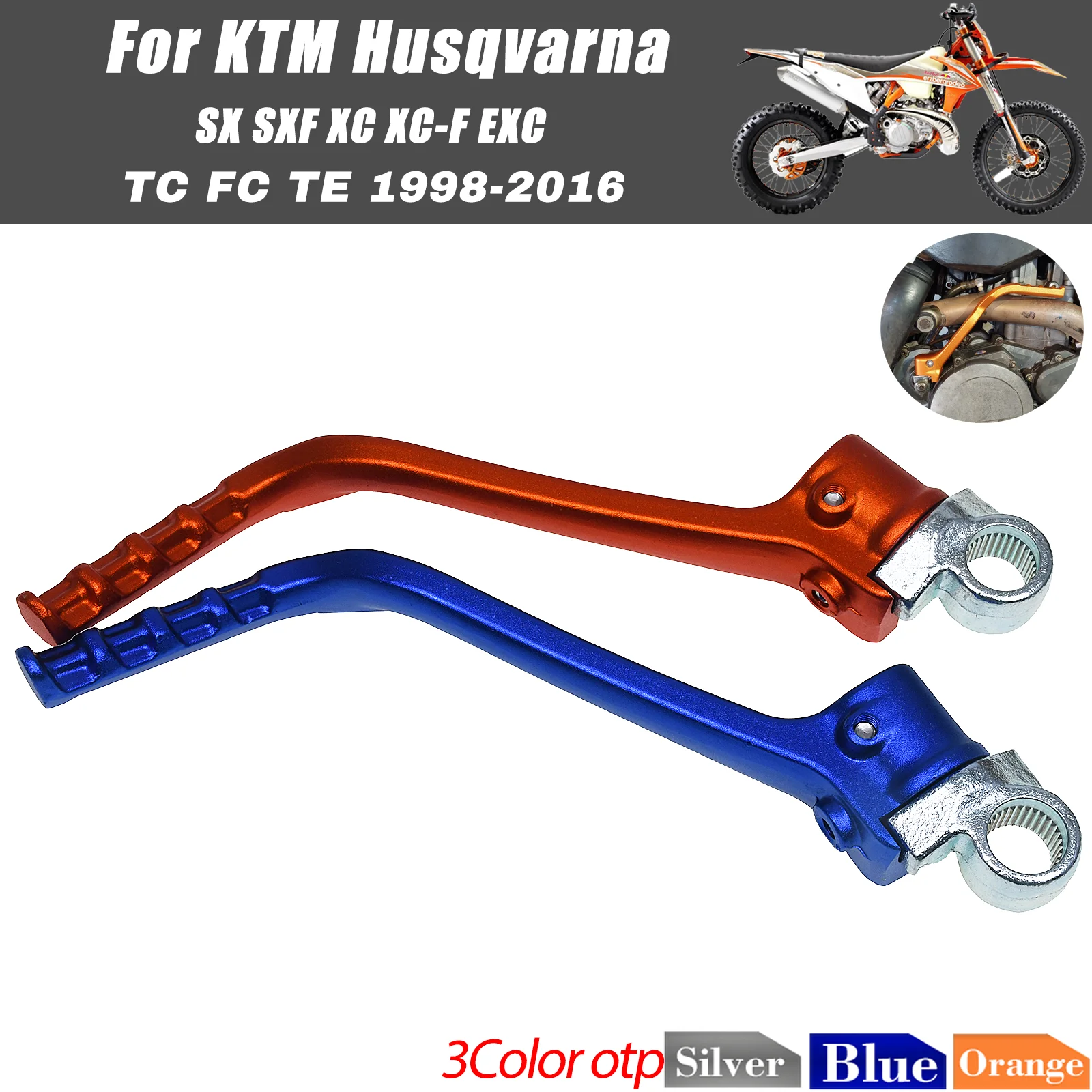 

Sturdy Kick Start Lever Pedal Replacement For KTM SX XC XCW 125-200 Two Stroke Offroad off-road Motorcycle 1998-2016 Spare Parts