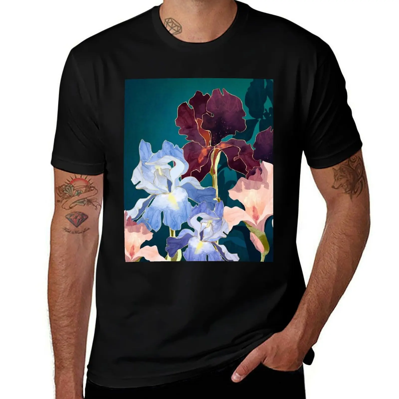 

Iris Abstract T-Shirt t shirt man luxury anime tshirt man graphic t shirt T-Shirt