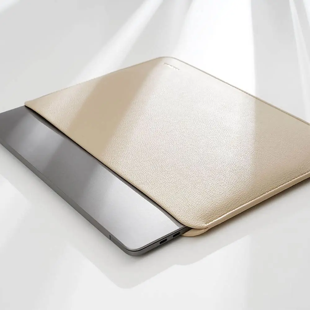 Universal PU Laptop Bag Large Capacity Shockproof Notebook Cover Ultra Thin Business Tablet Protective Pouch Laptop