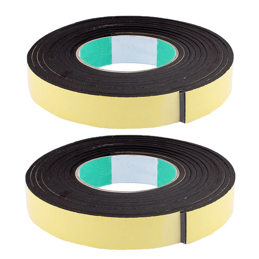 Rubber Self Adhesive Sponge Seal Strip EVA Black Foam Anti-collision Seal Strip Single Sided Strong adhesion Sealing Foam Tape