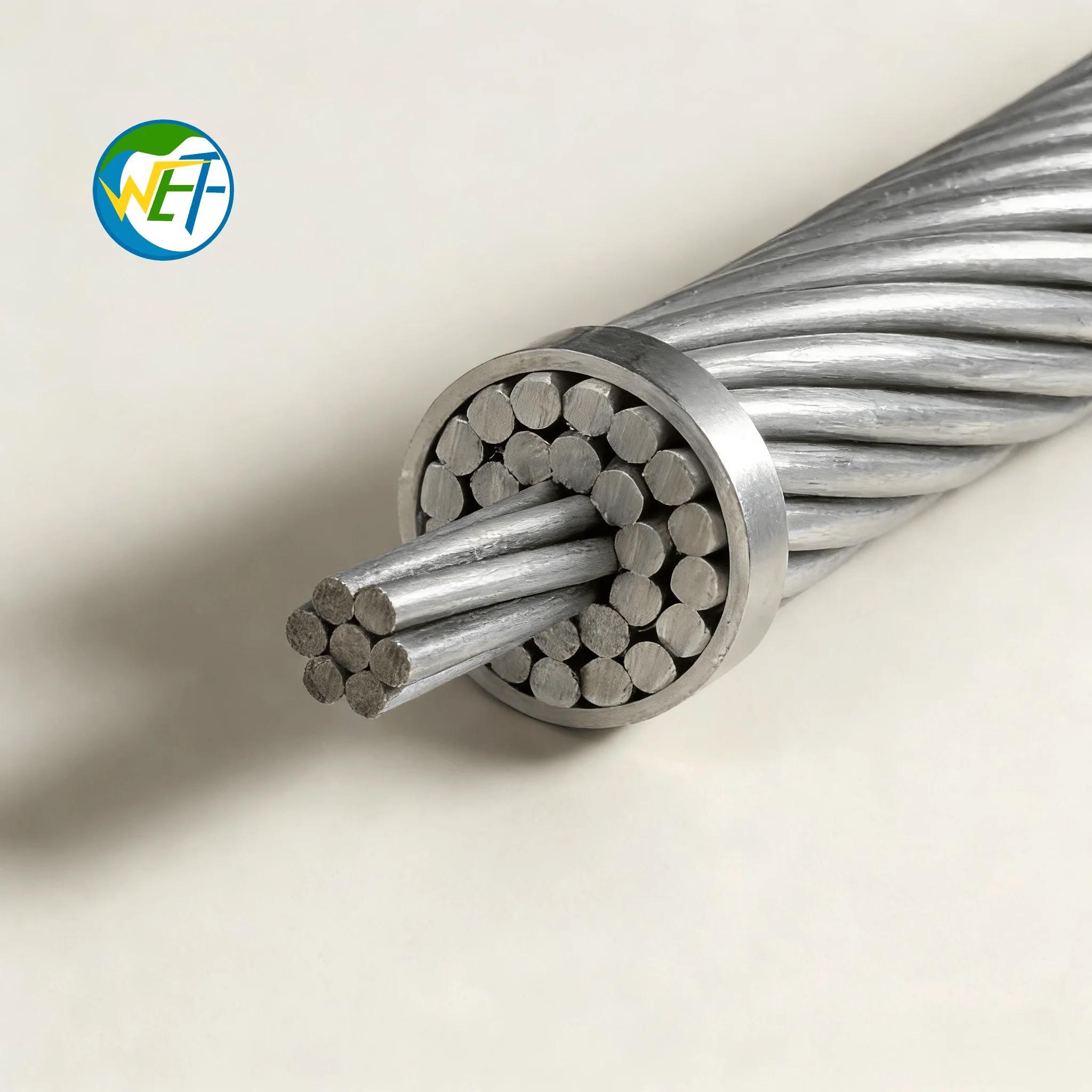 ACSR Conductor 105.6MCM 53.51mm Raven Bare Aluminum Conductor Steel Reinforced High Voltage 35kV/10kV Power Cable