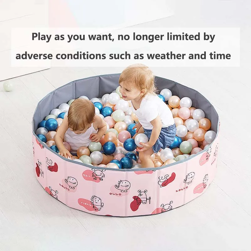 Piscina de pelotas para bebés de interior, piscina de pelotas portátil para bebés, juguetes para niñas, pelotas de baño, piscina de pelotas plegable para niños, valla de actividades de juego para niños