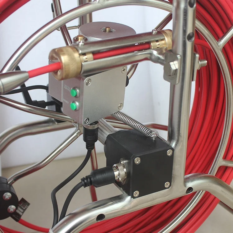 Factory Manufacturing Color Lcd Super Flexible Cable Endoscope Waterproof Pipeline Inspection Camera