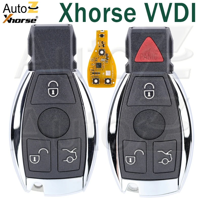 

Xhorse VVDI BE Дистанционный смарт-брелок для Mercedes Benz 315/434 МГц W211 W212 W203 W204 W205 W210 W221 W222 Корпус с 3/4 кнопками