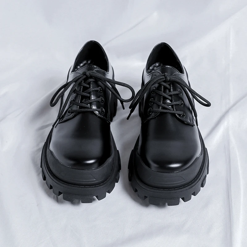 Men's Fashion Shoes lace up oxfords Men Suit Shoes Casual Formal Business leather Shoes Men Italian banquet wedding Shoes men image 6