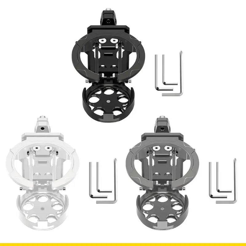 

SZCH Ergonomic Cycling Water Bottle Mount Aluminum Universal Foldable Wind Resistant Designs Motorcycles Beverage Holder