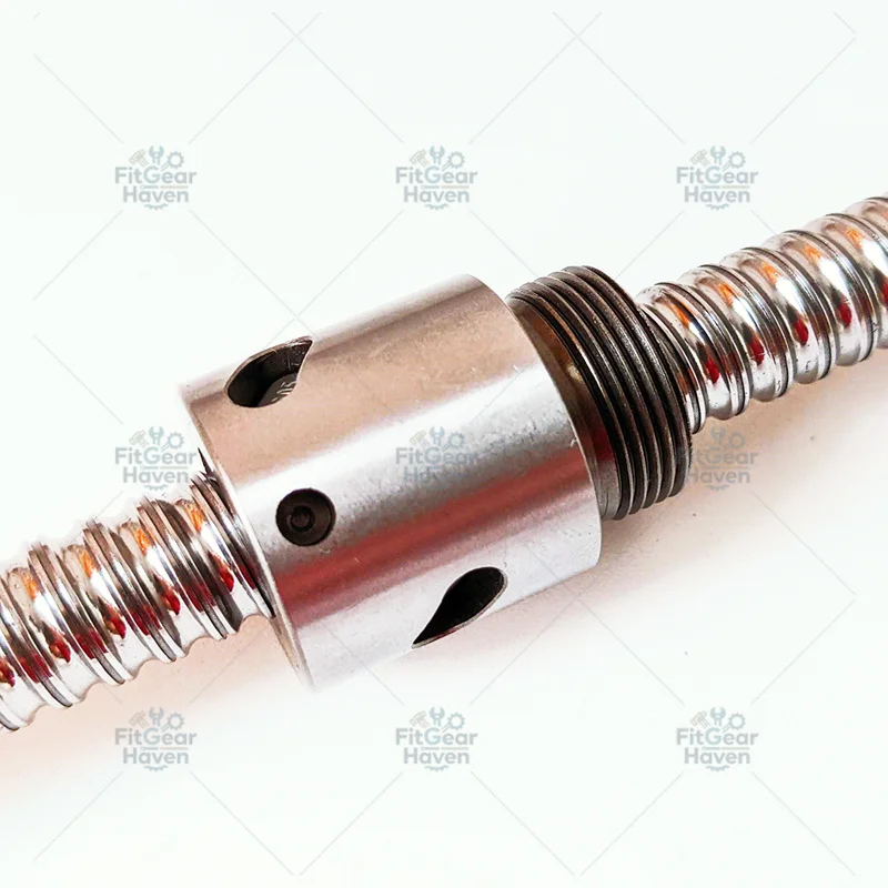Suitable For   B-SHR1610 200 250 300 350 400 450 500 550 600 700 800 mm C7 ball screw with single ball nut BK/BF12 end machined