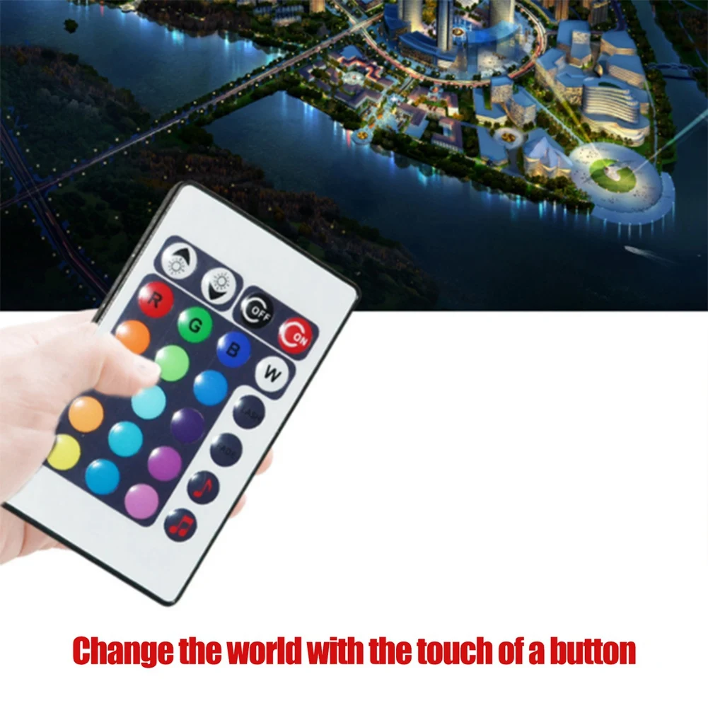 Exquisite-DC12-24V 24 Keys Music Controller 3 Channels IR Remote RGB Controller Sound Sensitive For Led Strip Light Lamp