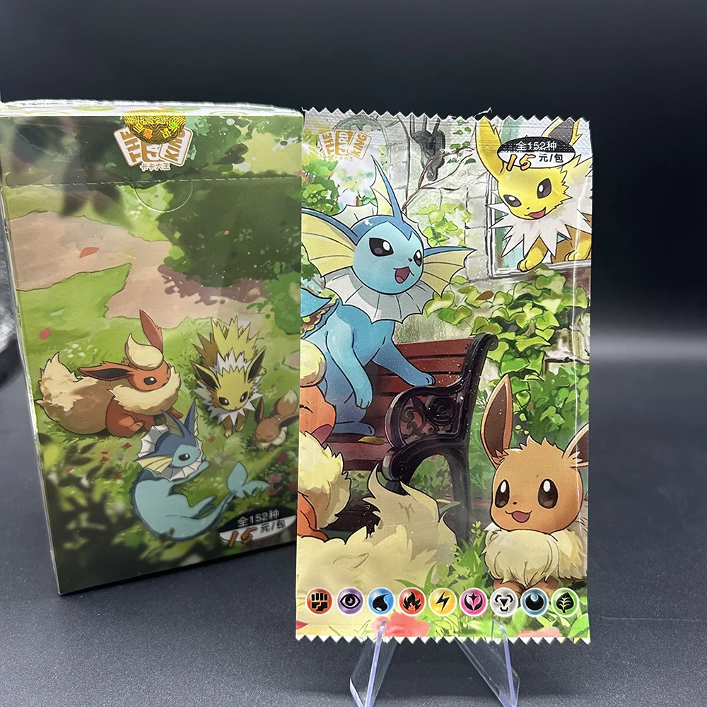 

1 коробка коллекционных карточек PTCG Pocket Series на английском языке, случайная случайная коллекционная карта с Умбреоном, Сильвеоном, Умбреон Мега, Пинсиром, игровая коллекционная карта, игрушка, подарок