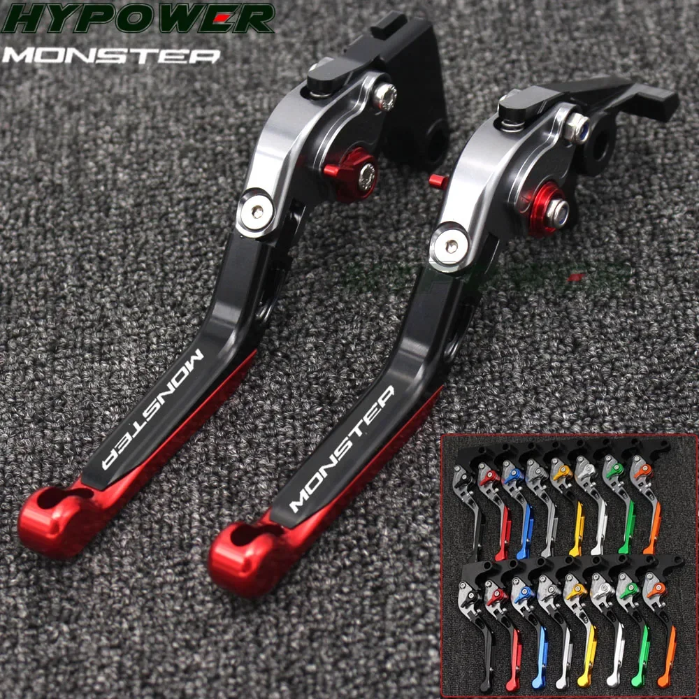 CNC Aluminum handle accessories motorcycle brake clutch levers For Ducati monster ST2 M 400 600 620 750 919 M600 ST2