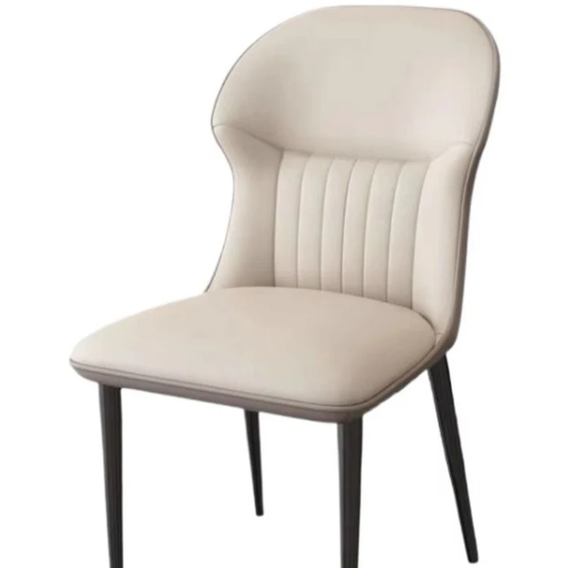 Modern Dining Chairs Living Room Metal Leather Dining Room Chair Luxury Livingroom Chaises Salle Manger Chaise Home Furniture