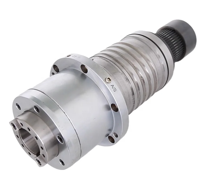 

Spindle with a Center Hole for Tools Cooling BT40 10000rpm 120mm Belt Drive Spindle Coolant Type