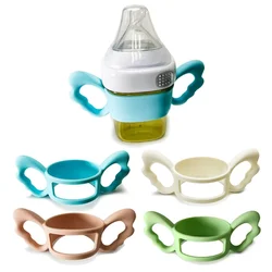 Silicone Baby Bottle Handles Safety Grip Bottle Handles for Hegen Bottle and Other Dia 6-7cm Wide-Neck  Easy to Carry Handles