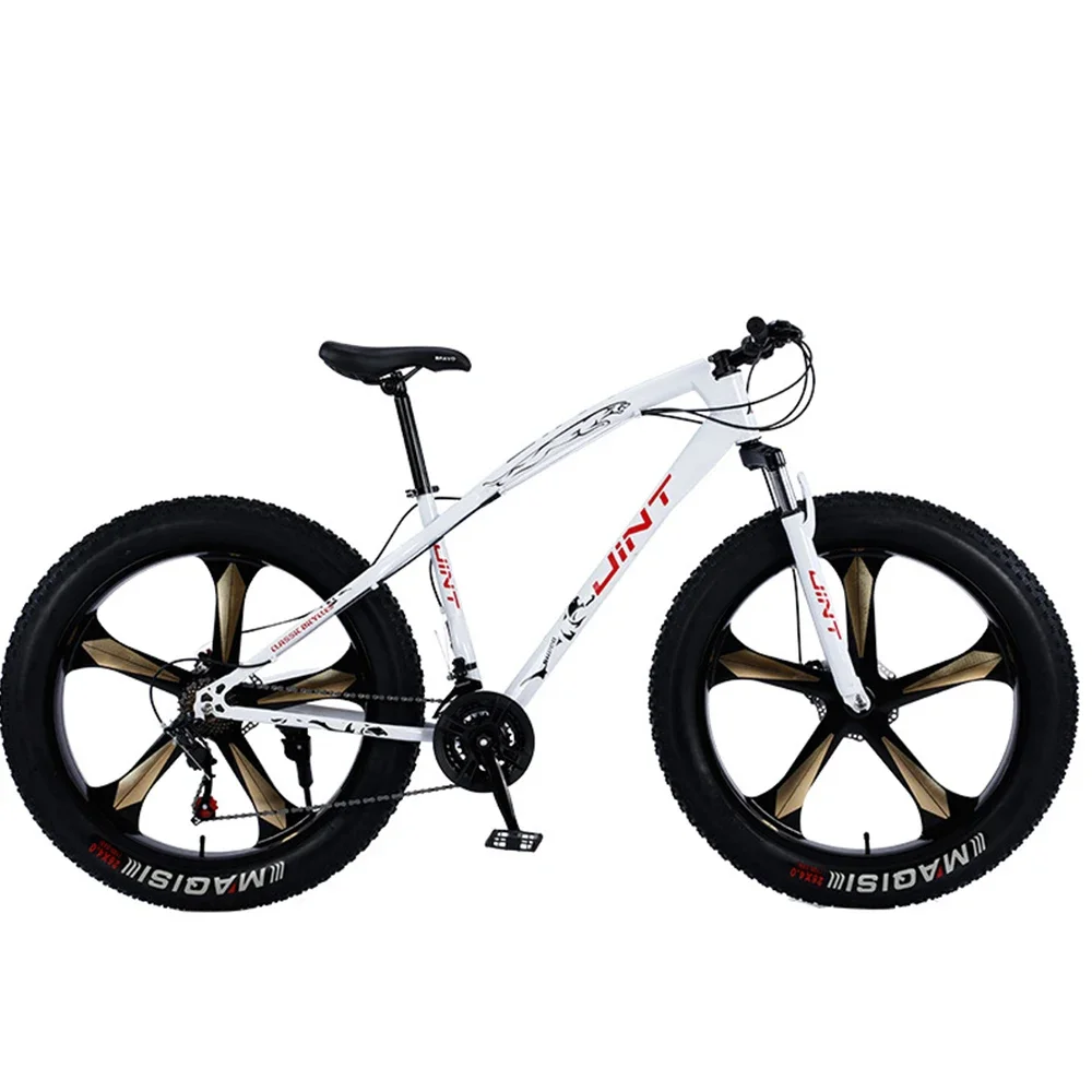 

Mountain Bicycle 21 Speed Mountain Bicycle Double Disc Brake Hard Frame High Carbon Steel Spring Fork Outdoor Cycling