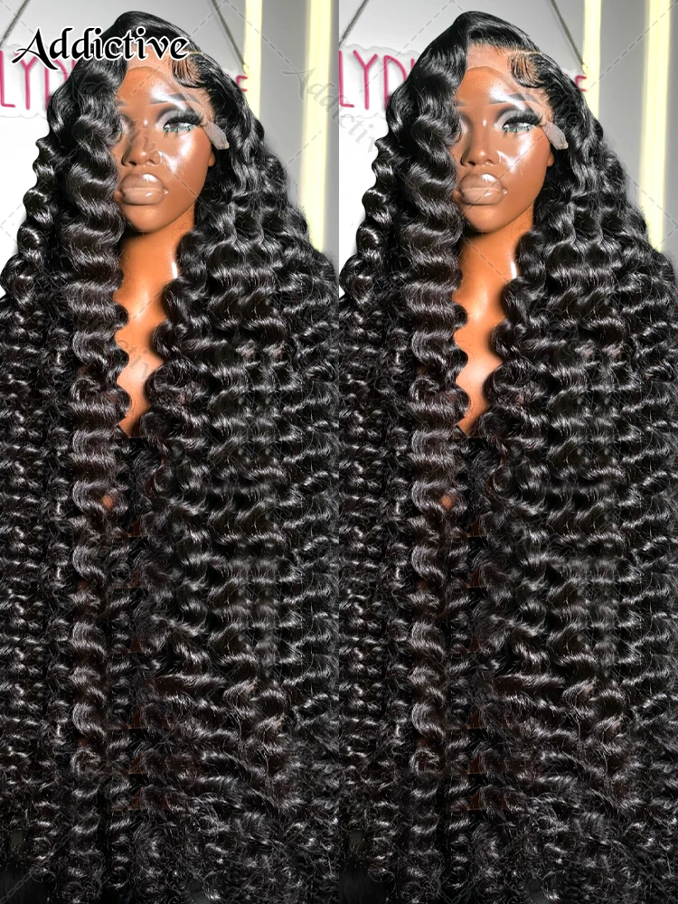 30 40 Inch Loose Wave 13x4 13x6 HD Lace Frontal Wig 180% Raw Hair Brazilian Deep Wave Curly Wigs Human Hair Preplucked For Women