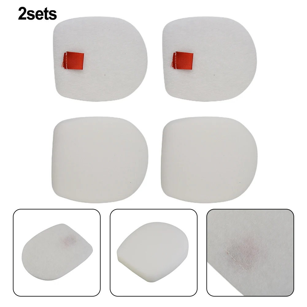 2 Pcs Set Vacuum Cleaner Filters For For SHARK IZ201 IZ251 Anti Hair Wrap Cordless Foam Felt Vac Spare Parts Accessories